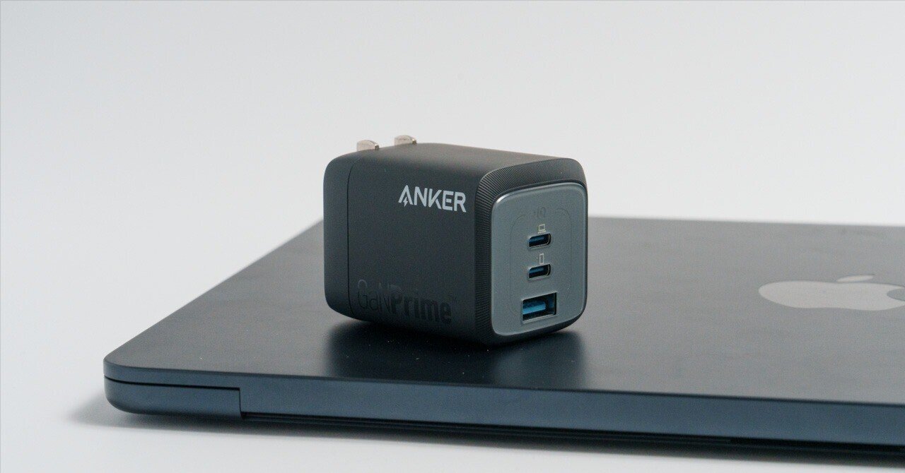 Anker Prime Wall Charger (67W, 3 ports, GaN)をレビュー