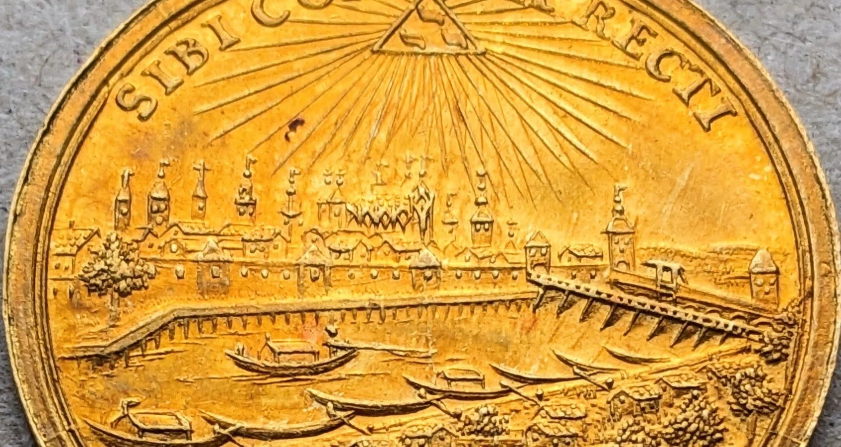 1705年 ケルン 都市景観 ターラー銀貨 (1705 Cologne Thaler