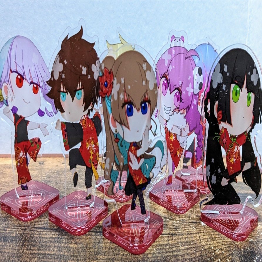 🍊オレンジ工房さんの中華台座のキャンペーンで作ったアクリルスタンド