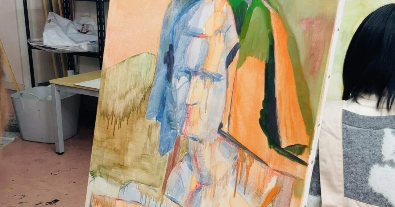 油彩静物描き出し｜金沢美術学院