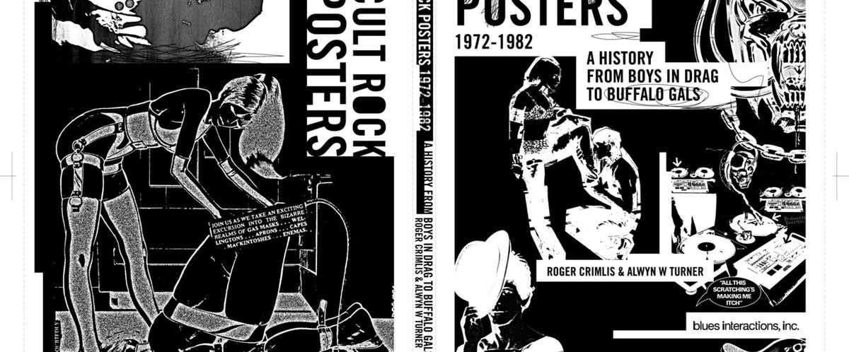 text：デザイン担当した本です→［カルト・ロック・ポスター集 1972  