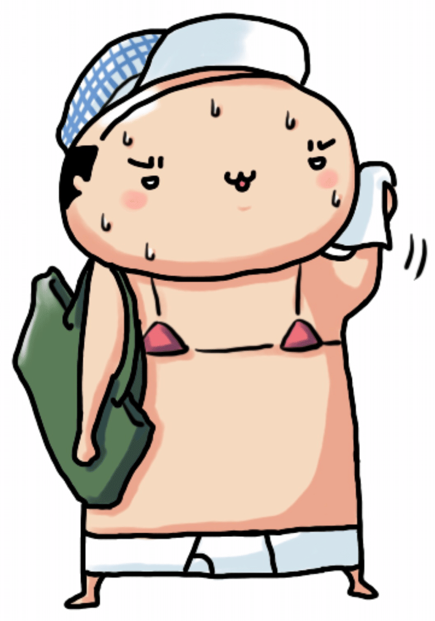むっちゃ暑いおじさん ふじ Note