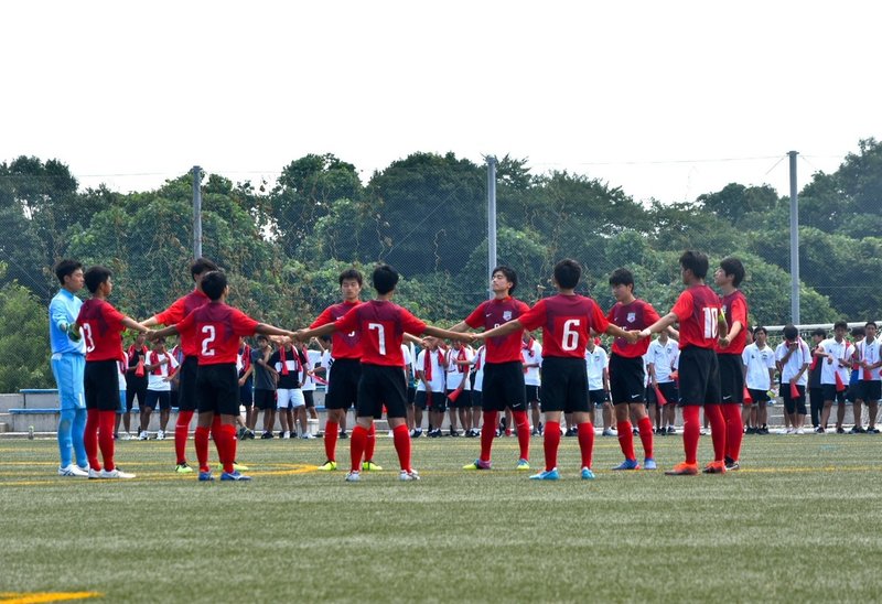第98回全国高校サッカー選手権福岡大会一次予選。小倉東、常磐、春日、柏陵