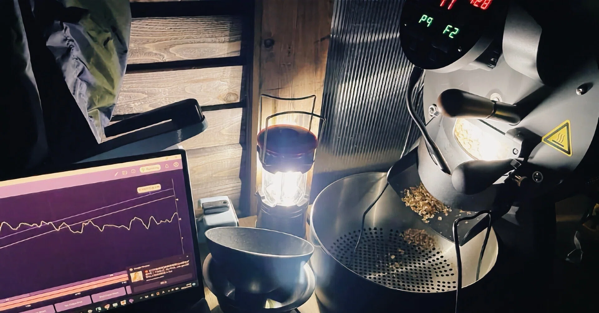 コーヒー焙煎機Aillio BULLET ROASTER R1 V2｜下り