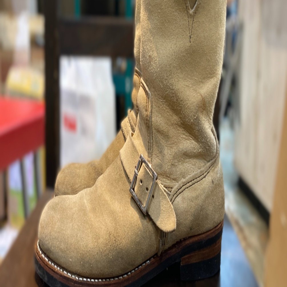 インステップストラップ下げ加工】Red Wing #8268 Suede Engineer
