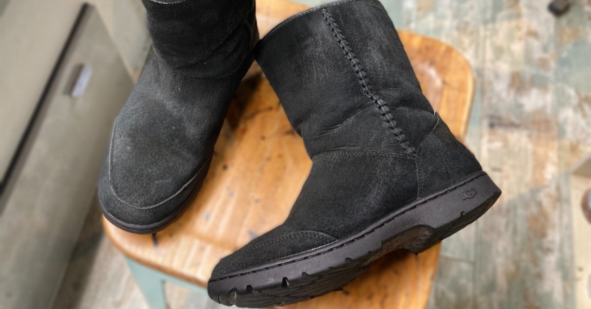 UGG ムートンブーツ グレー タッセル付き