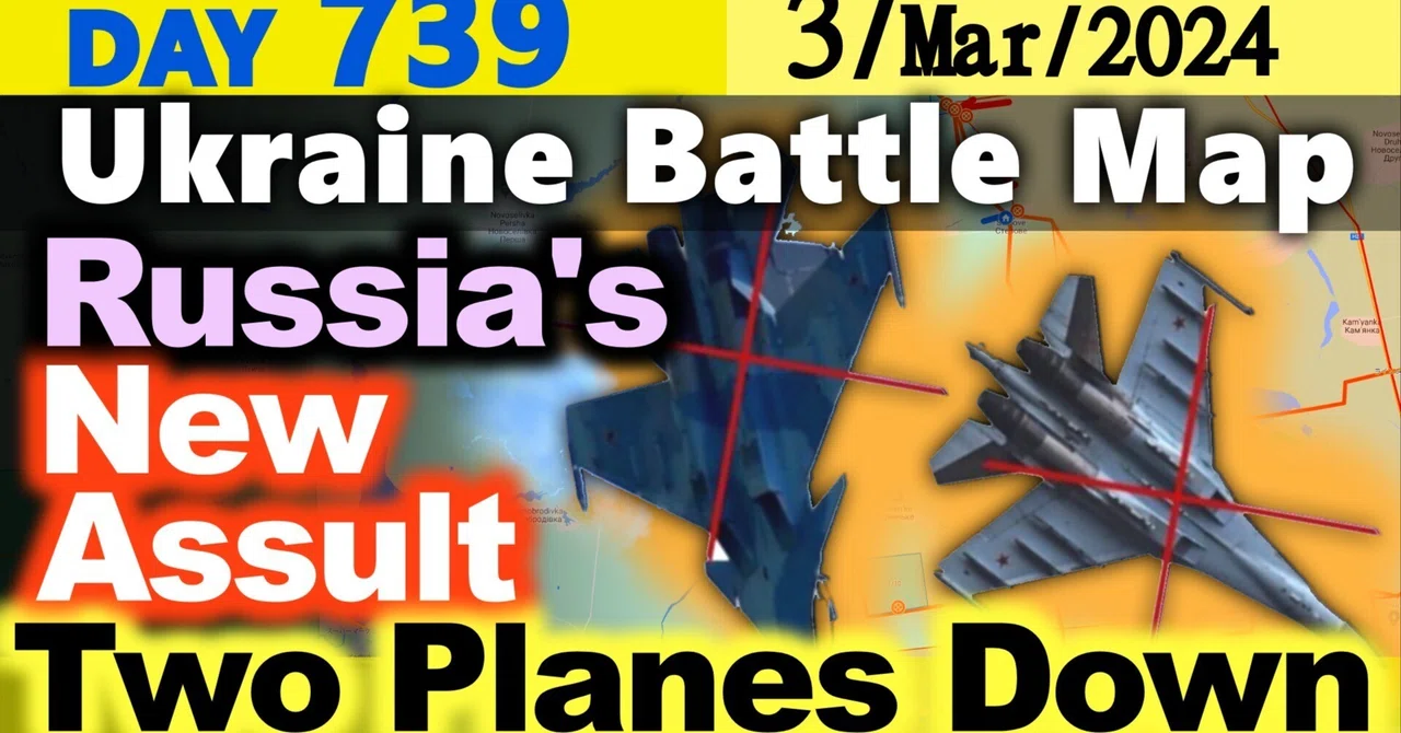 Day 739 [Ukraine War Map] Russia's Reckless Short term War / Su-34 and ...