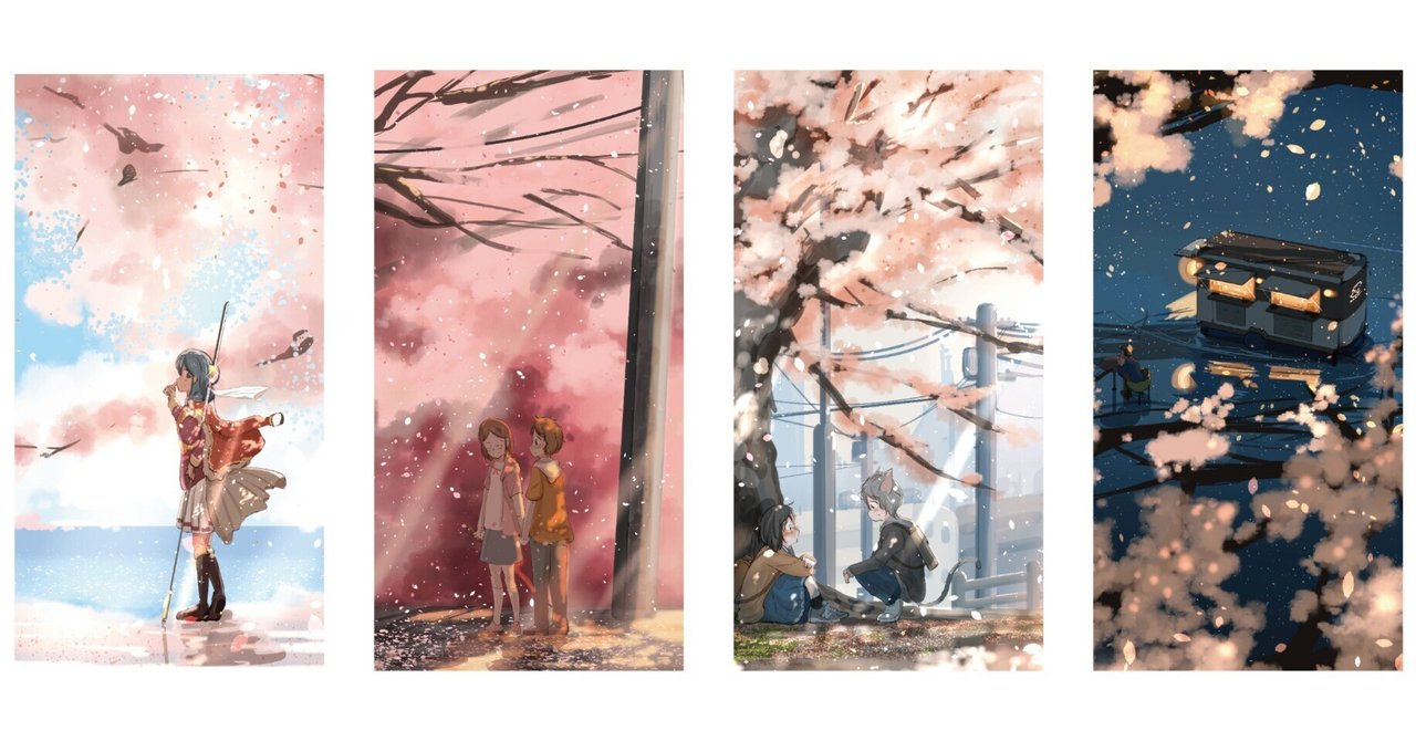 桜のイラストをまとめてみた｜桜田千尋