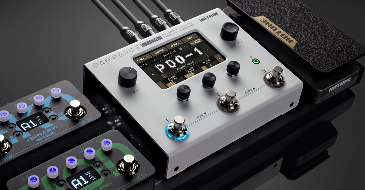 Hotone Ampero II Stomp Amp Modeler and Effects Processor