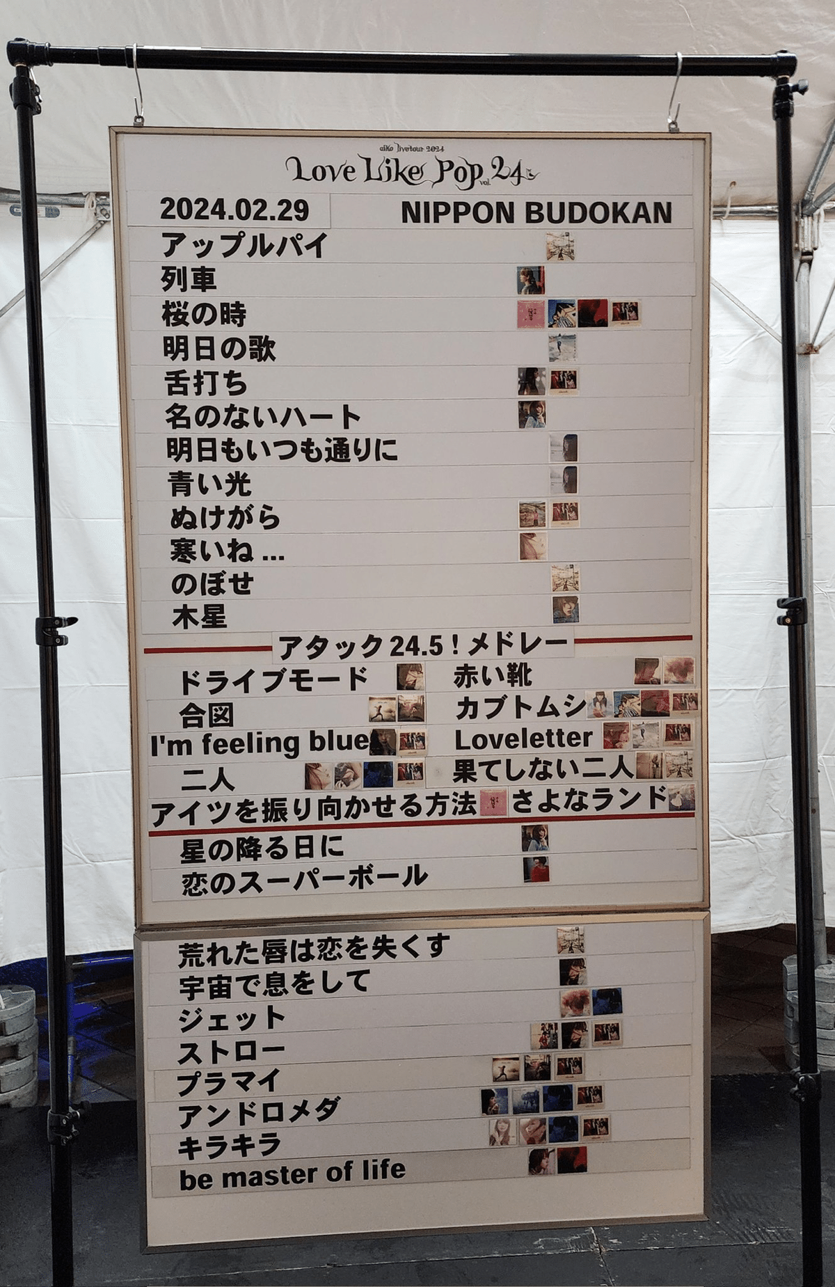 aiko LLP24 武道館 day1 備忘録｜じゃがいも子