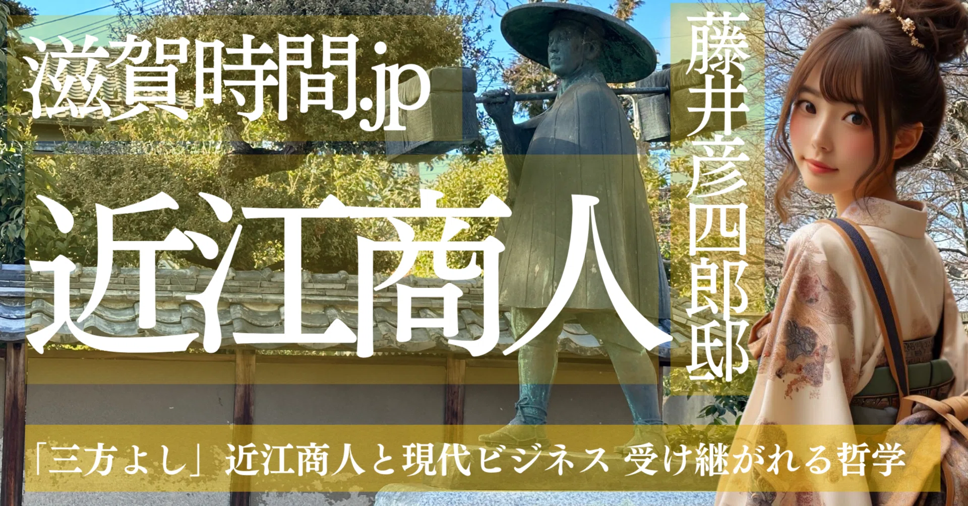 滋賀時間.jp】第1回 「三方よし」 近江商人と現代ビジネス 受け継が