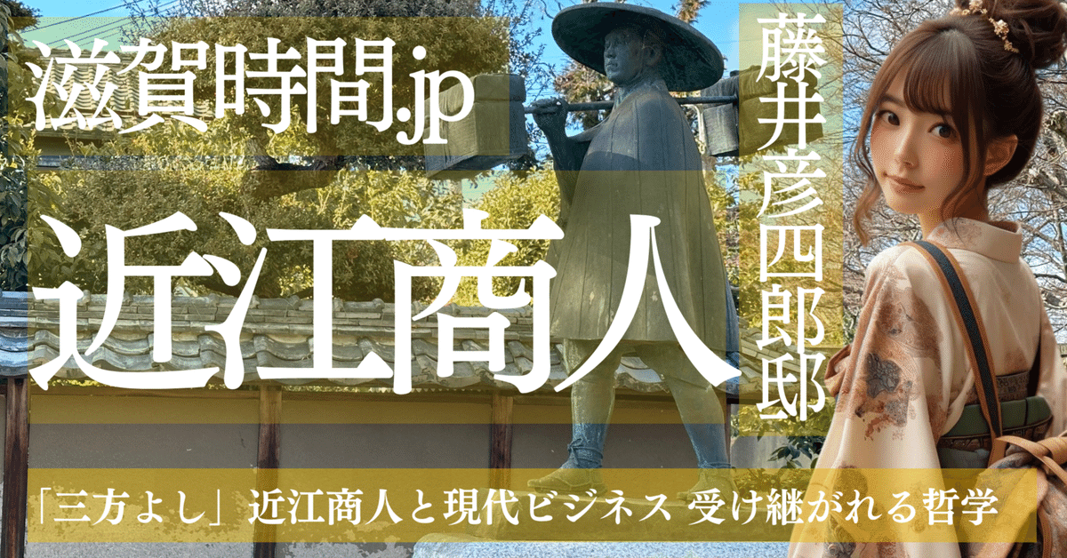滋賀時間.jp】第1回 「三方よし」 近江商人と現代ビジネス