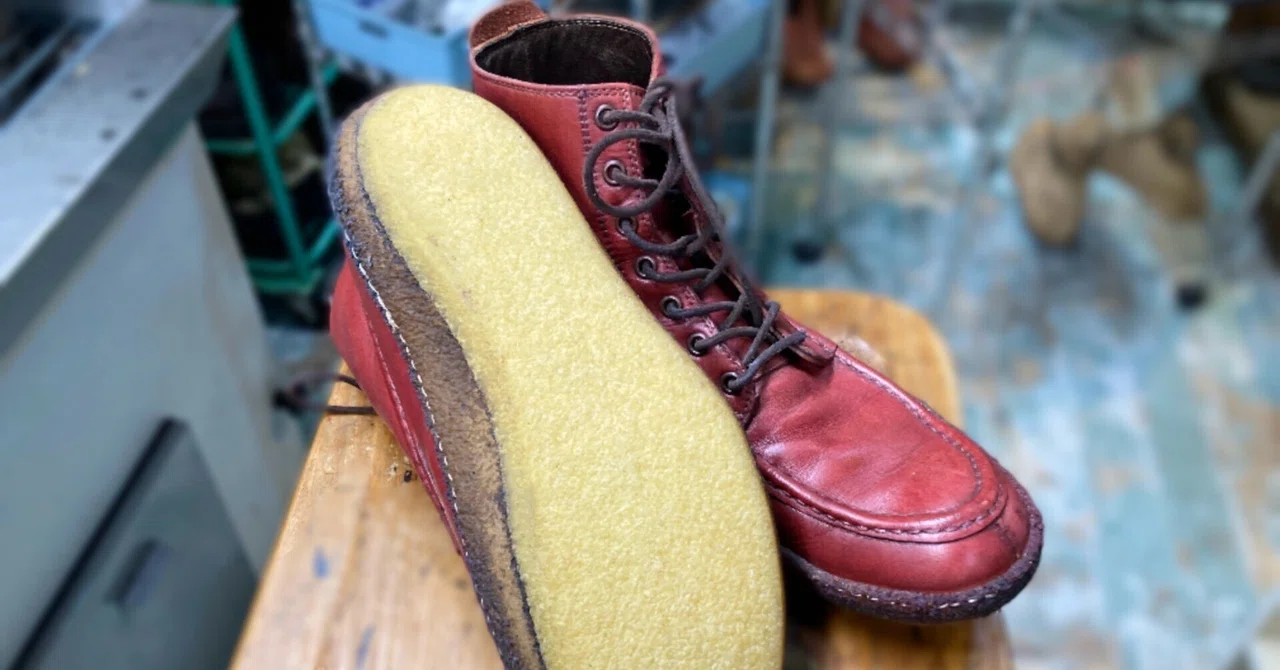 Crepe Sole Repair/Resole] SECCHIARI MICHELE｜CREA Repair