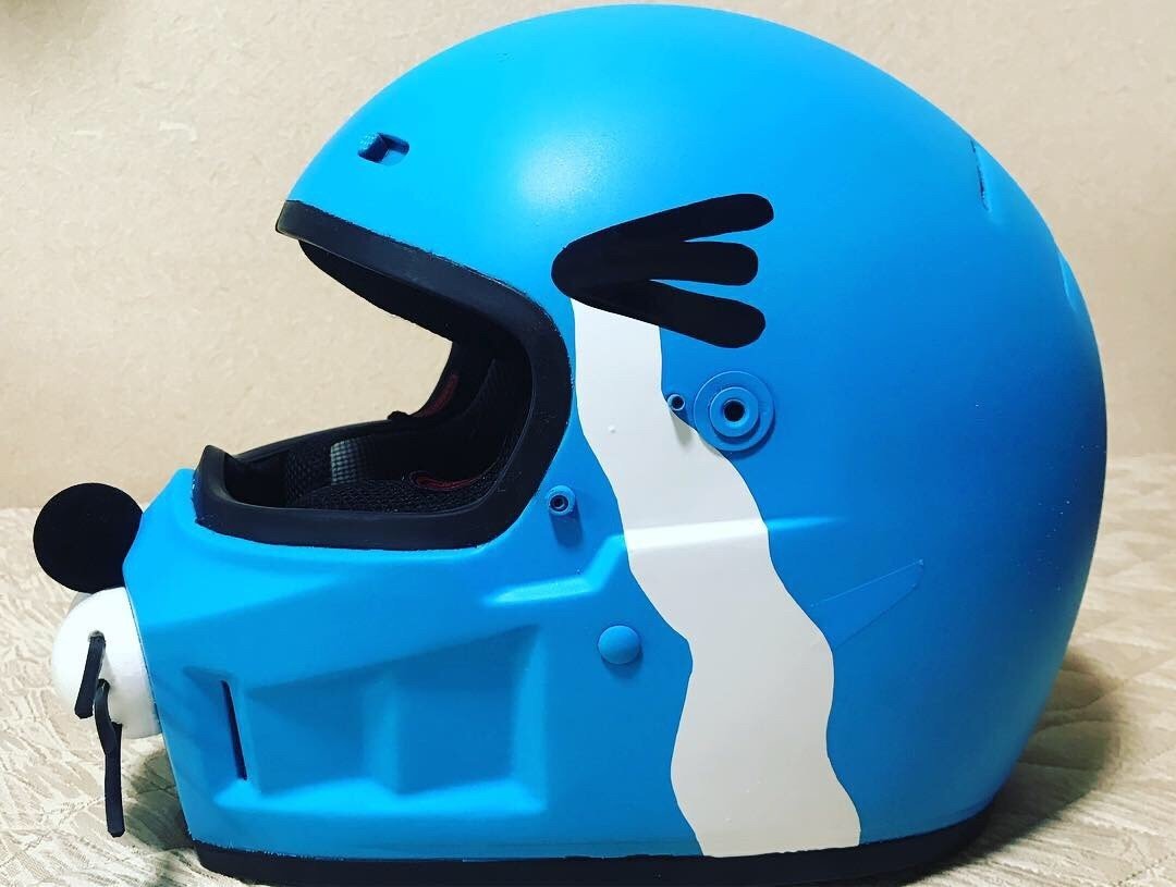 ぼのぼののヘルメット作った話｜あさみん