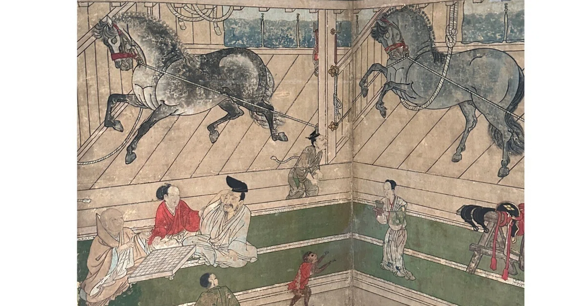 骨董 古絵馬 厩猿 馬曳き猿 馬板 焼印 縁起物 御守 東北地方