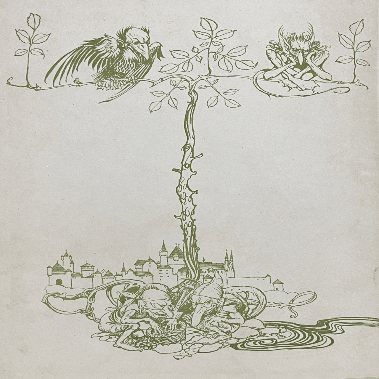 フリードリヒ・フーケ、アーサー・ラッカム『ウンディーネ』1909年初版