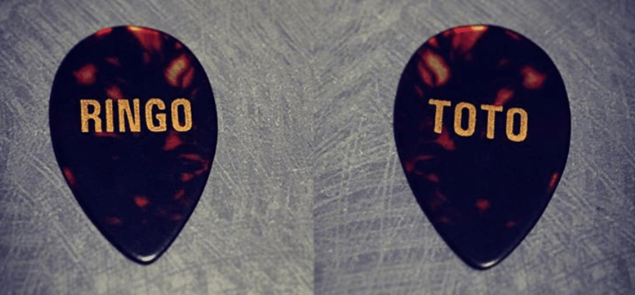 TOTO スティーヴ・ルカサー　ギターピック　2023 ジャパンツアー