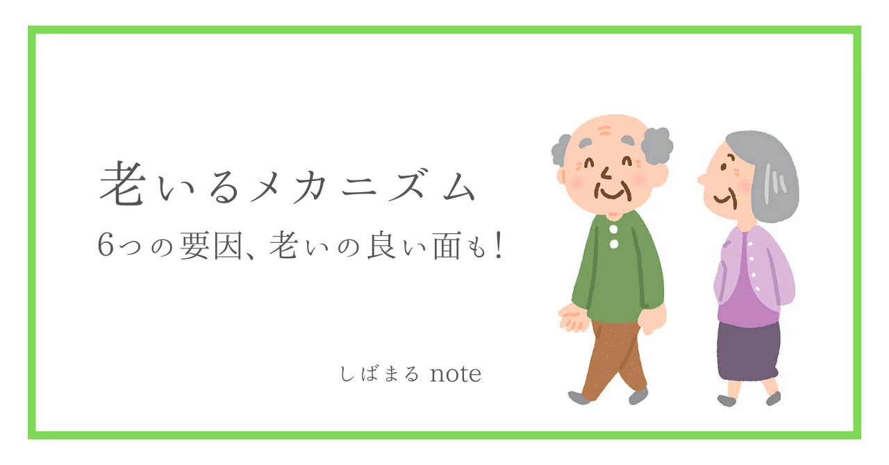 なぜ人は老いるのか -6つのメカニズム-｜しばまる