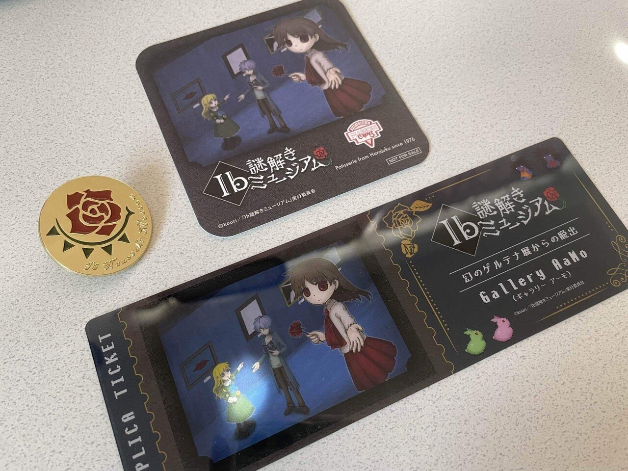 脱出成功】Ib謎解きミュージアム（白い忘却END）in東京 ＼日記