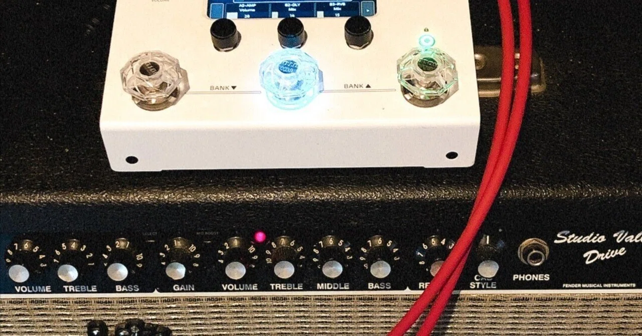 HOTONE AMPERO II STOMP（A2S）で遊ぶ（アンプを実機で）｜グレッチ兄さん