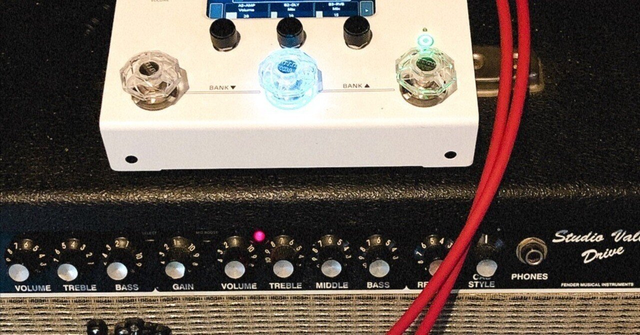 美品★HOTONE AMPERO II STOMP 変換プラグ付き Hotone Ampero II Stomp マルチエフェクター