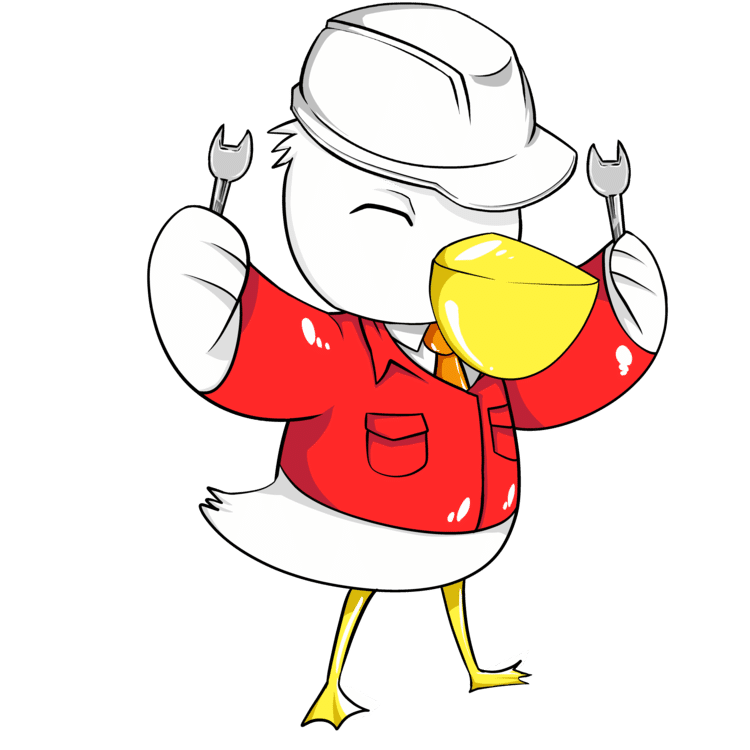 ポートフォリオ 動物キャラクター ペリカン タジ Note