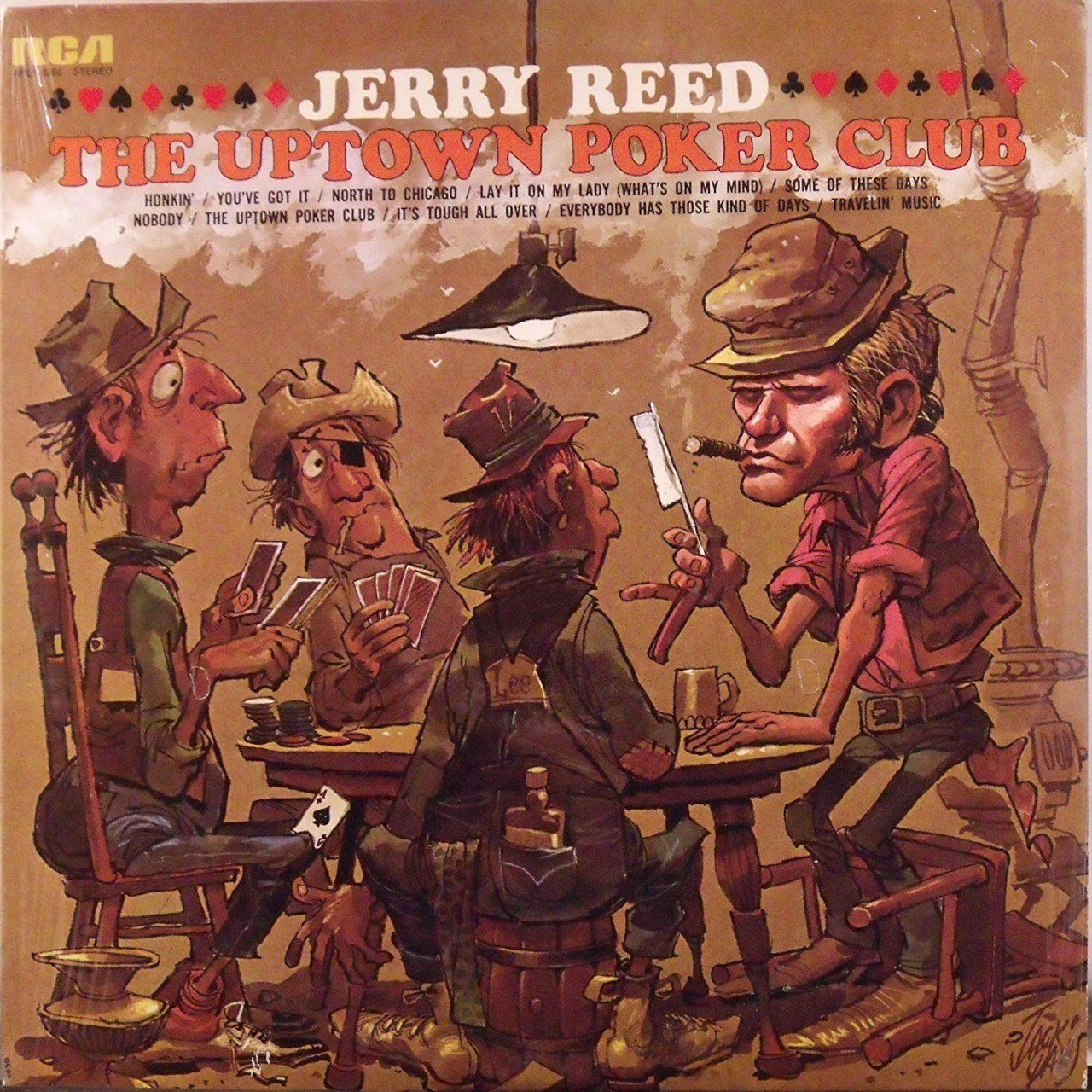 Jerry Reed The Uptown Poker Club 1973 Mochilon Note