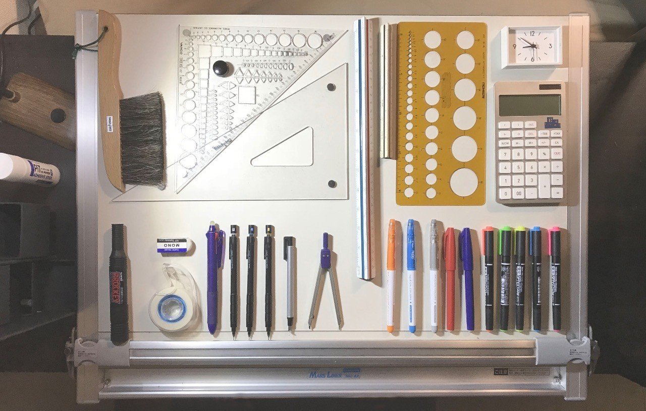 一級建築士試験_16【私が製図試験で実際に使ったオススメの道具たち