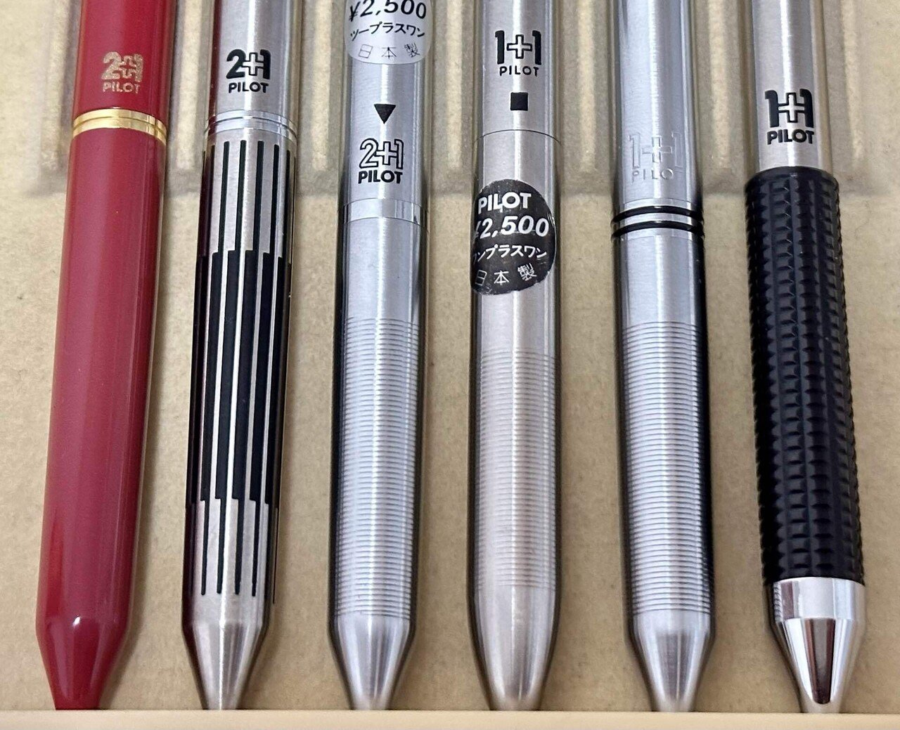 PILOT 2+1 1+1 計5種類超徹底比較|てぃらみす PILOT 2+1 1+1 計5種類超徹底比較|てぃらみす