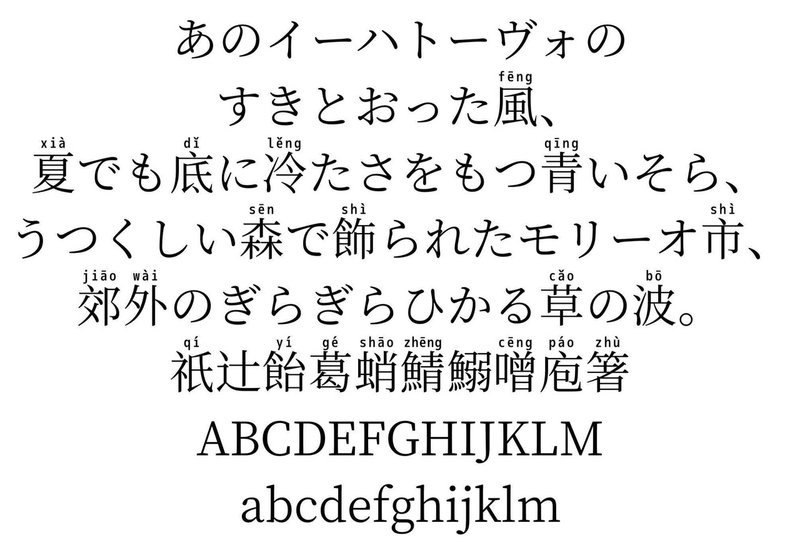 萌神フォント 誕生しました ギーク中国語講座 日本geek中文学会 Note