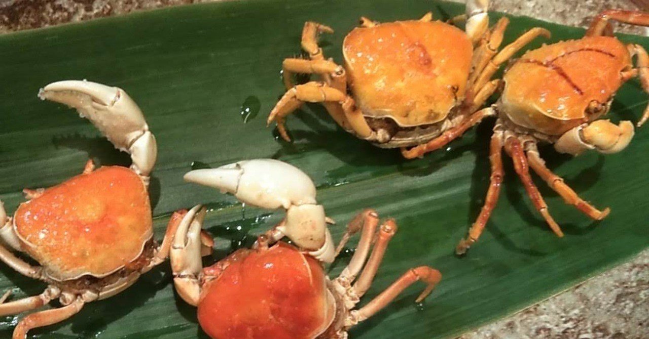 サワガニの素揚げと 新鮮な水 びんこ 長谷川敏子 Note サワガニの素揚げと 新鮮な水 びんこ 長谷川敏子 Note