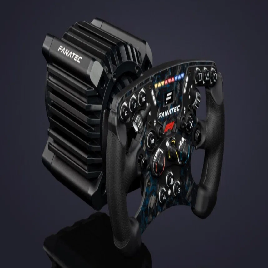 F1ステアリングが付属したFANATECのプレステ対応のClubsport DD+の