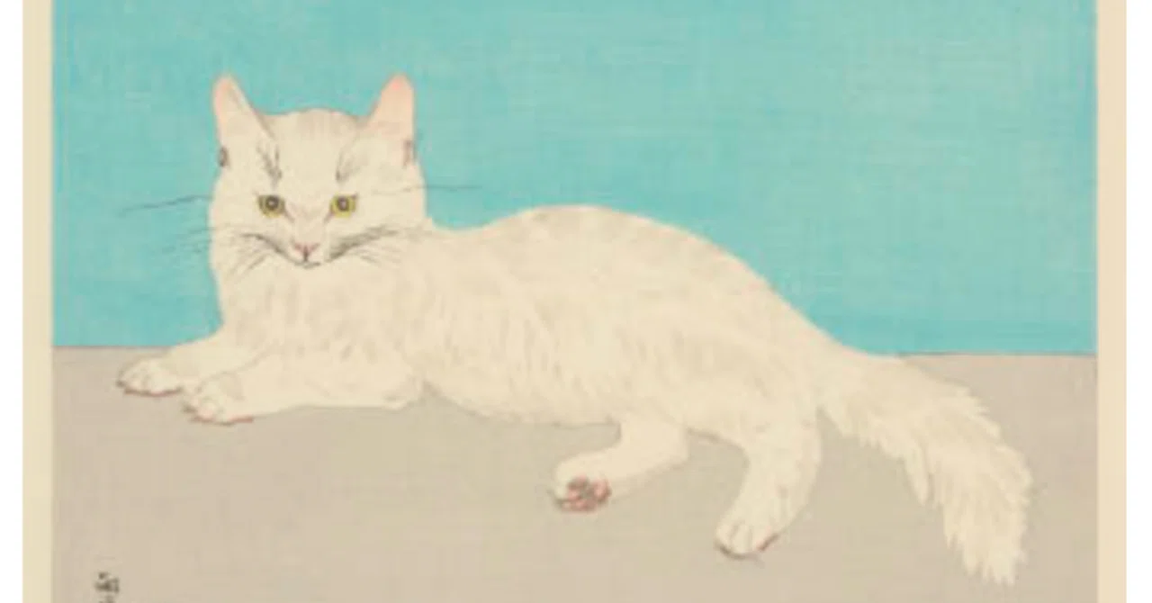 藤田嗣治】 版画 / 木版 「猫」 査定 買取 致します。｜井浦歳和