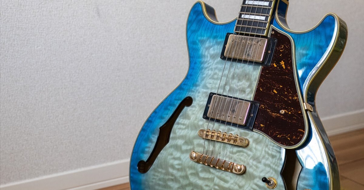 【美品】Ibanez セミアコ　AM93QM ブルーサンバースト 美品】Ibanez セミアコ AM93QM ブルーサンバースト 美品】Ibanez