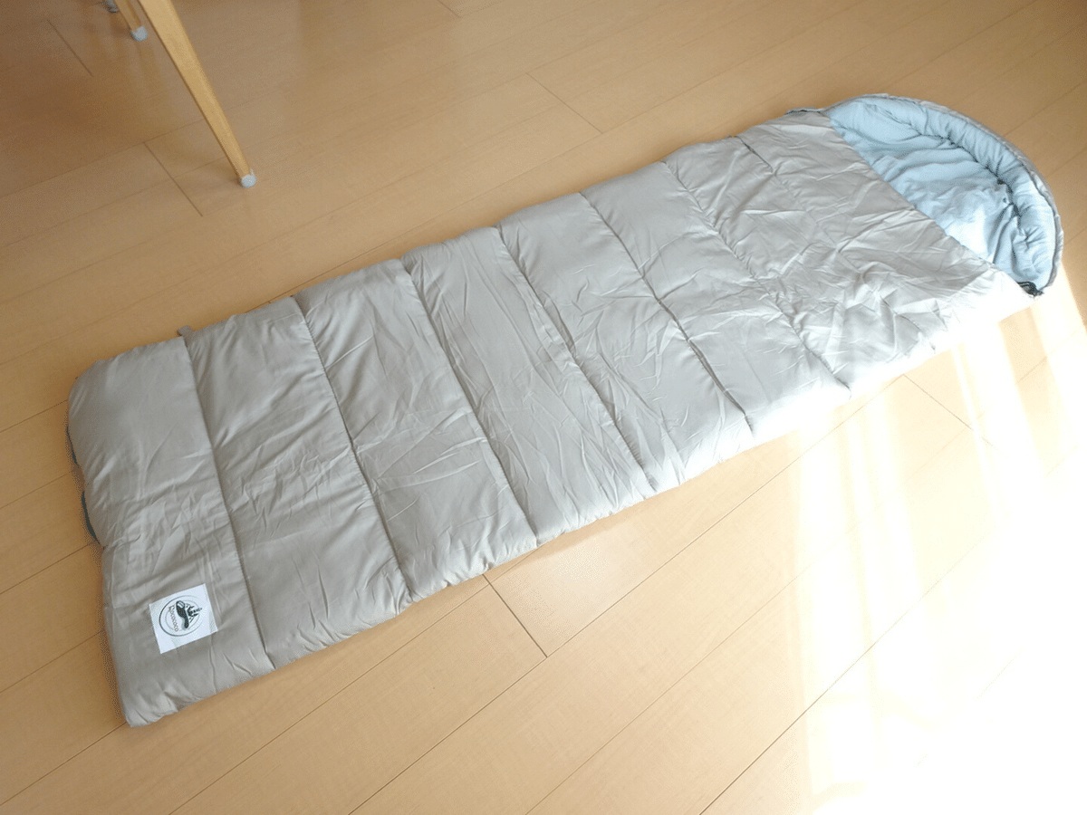 グレー Rocacoco シュラフ 広まれ 寝袋