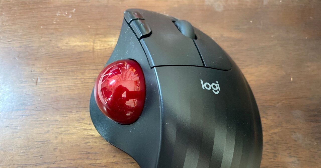 LogicoolのトラックボールERGO M575S のスイッチは常に ON で