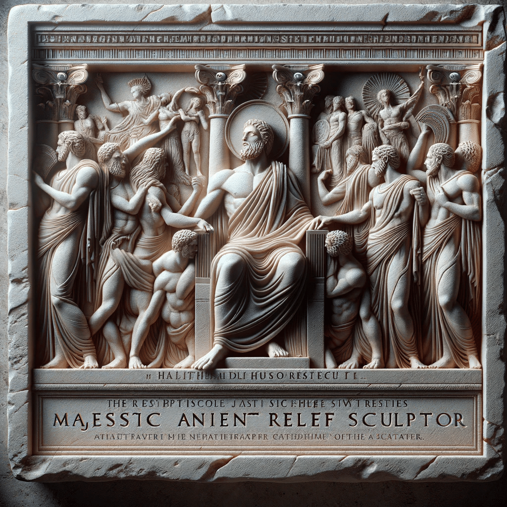 MY GPT: 壮大なる古代レリーフ彫刻｜ものぐさサブスク生活