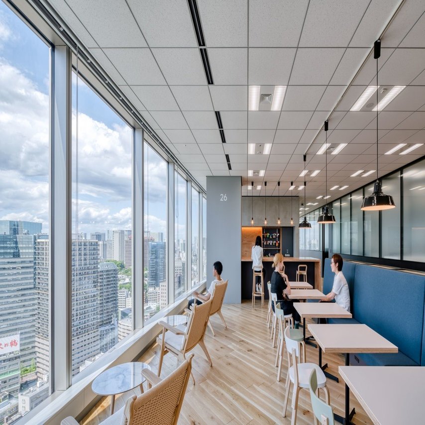 大崎オフィスのデザイン的特徴とlineの空間デザイナーでいるということ Line Creative Center