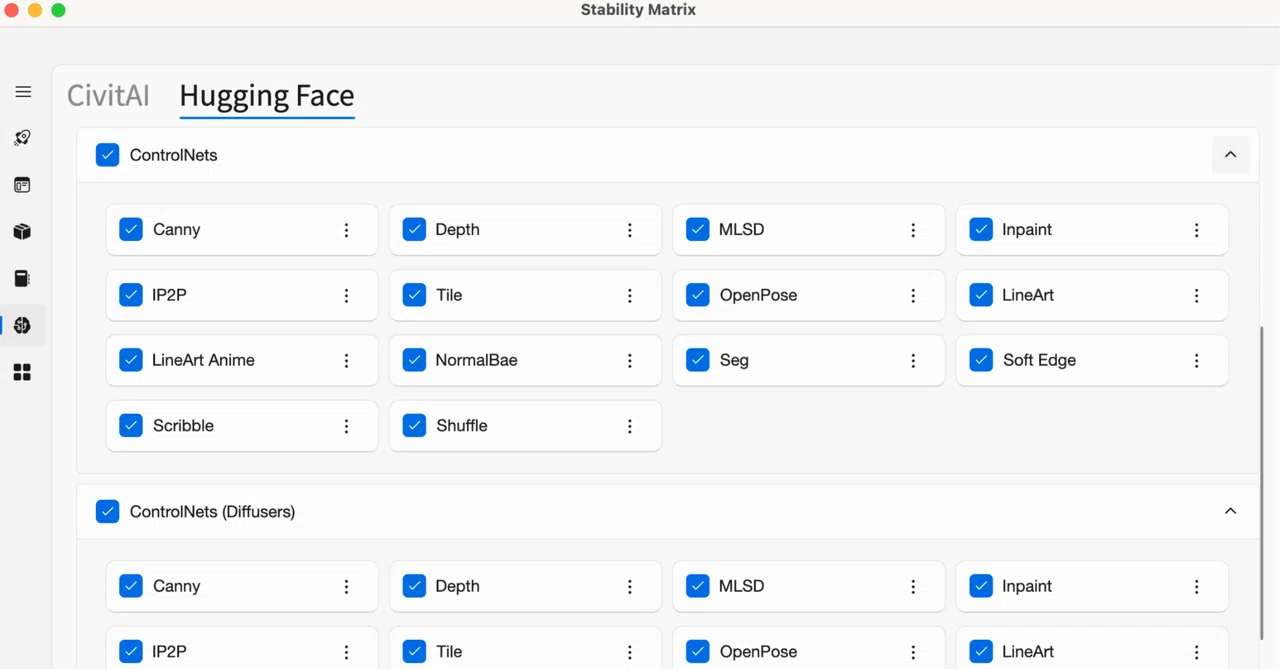 Ffe Install Matrix Stability Matrixの「Model Browser」から ControlNet インストールする|白井暁彦 aka しらいはかせ