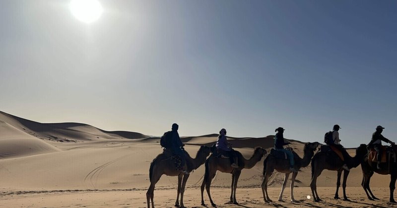 モロッコ女2人旅②/3 砂漠とラクダに酔いしれる