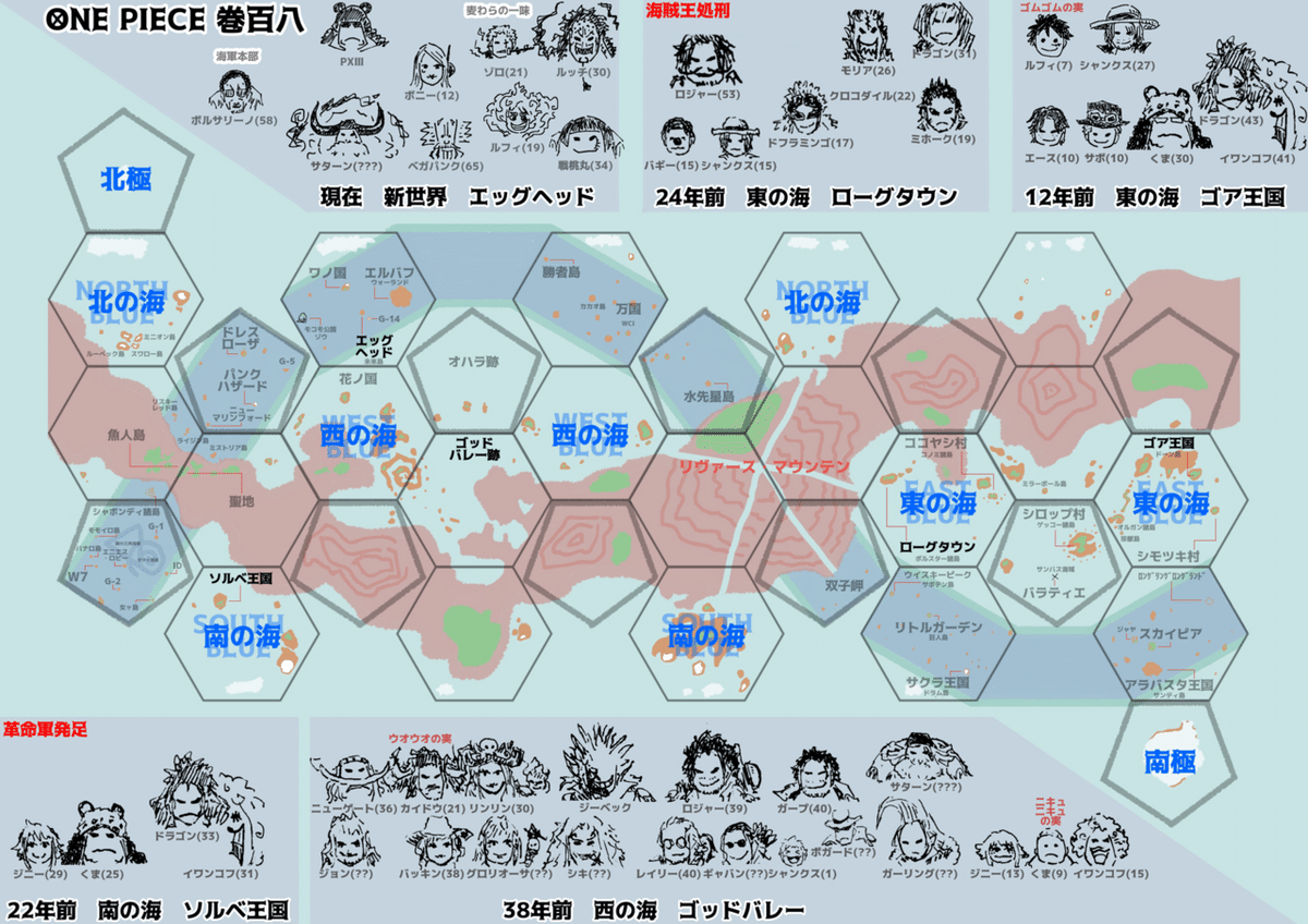 ONE PIECE 地理王｜ポーネグリフのARIMO