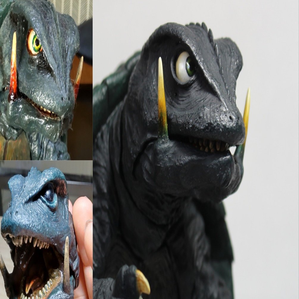 すごいガメラのソフビ ファルシオンガメラの制作記録｜アシム