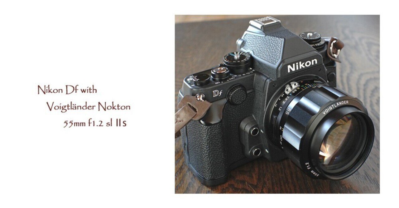 今更だけど、Nikon Df ② フォクトレンダー55mm Nokton F1