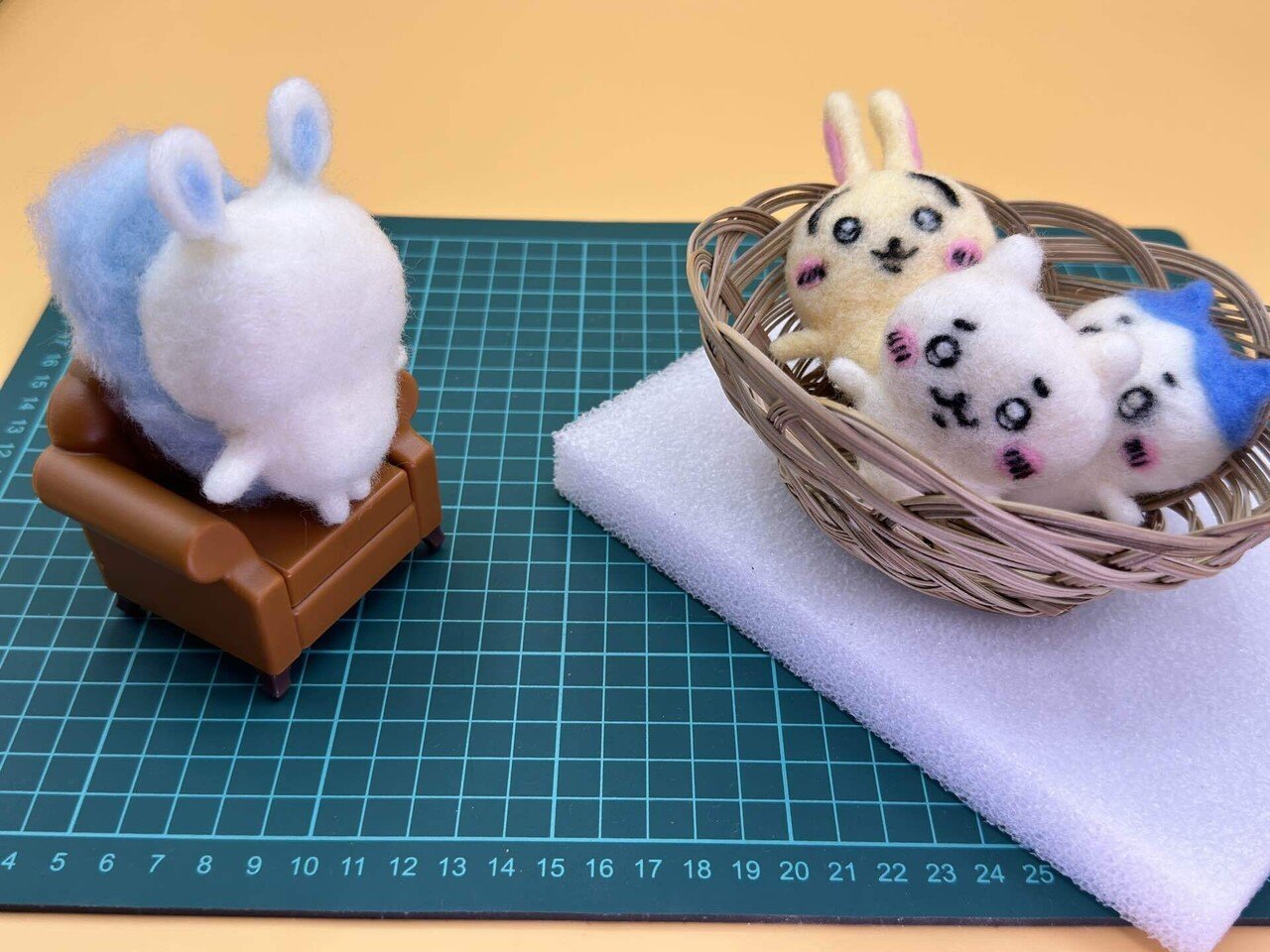 羊毛フェルト　シトリン様 羊毛フェルト シトリン様 羊毛フェルト