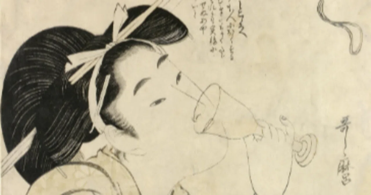 絵画で味わう江戸のさかな【江戸の蟹、上方の酒】｜fish_edo