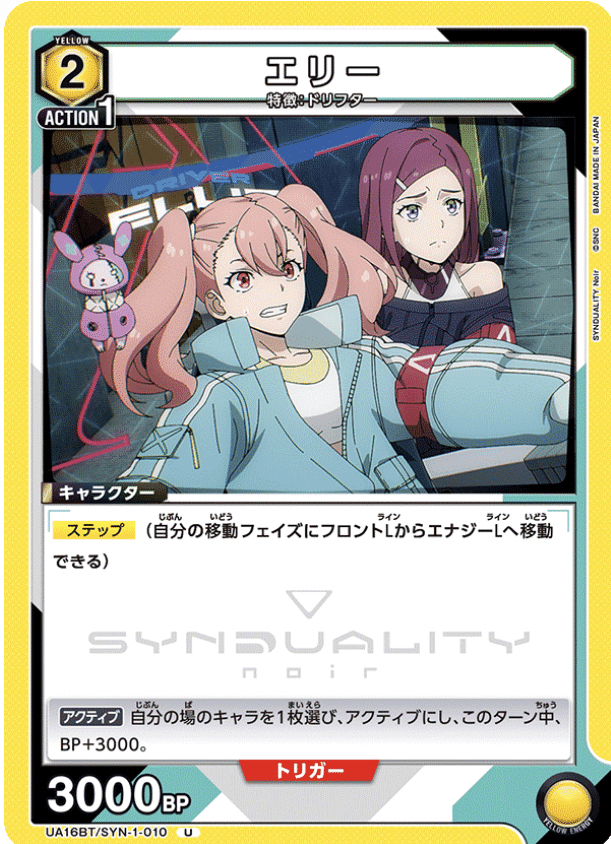 ユニアリ】ノワールが高い?じゃあエリーで殴ろう!SYNDUALITY ユニアリ】ノワールが高い?じゃあエリーで殴ろう!SYNDUALITY