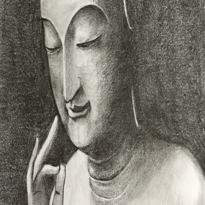 写仏部作品No.3『広隆寺弥勒菩薩』｜popo