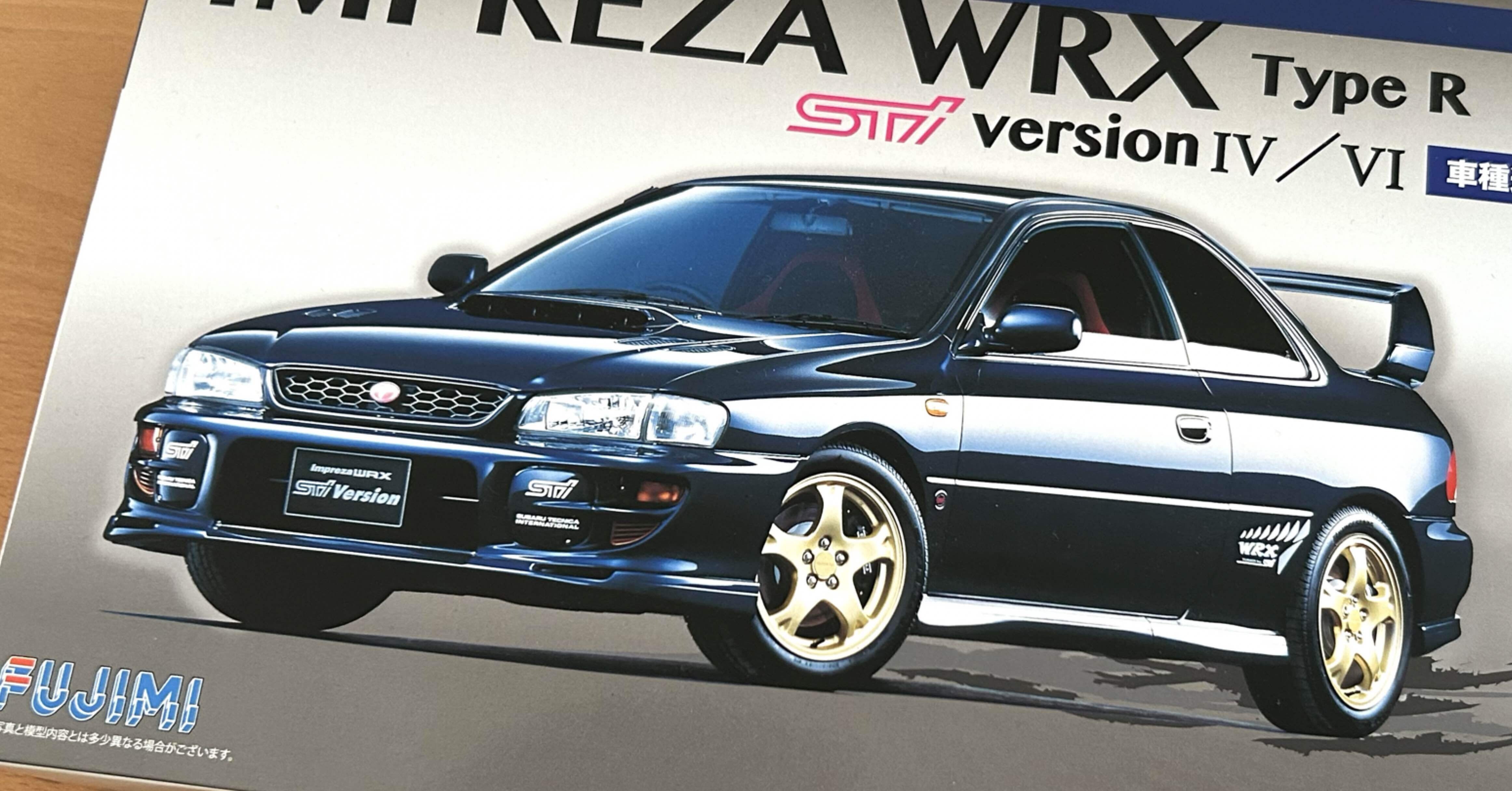 確認用　フジミ　インプレッサ 1/24 ID99 スバル インプレッサSti バージョンⅣ/ Ⅵ｜FUJIMI フジミ