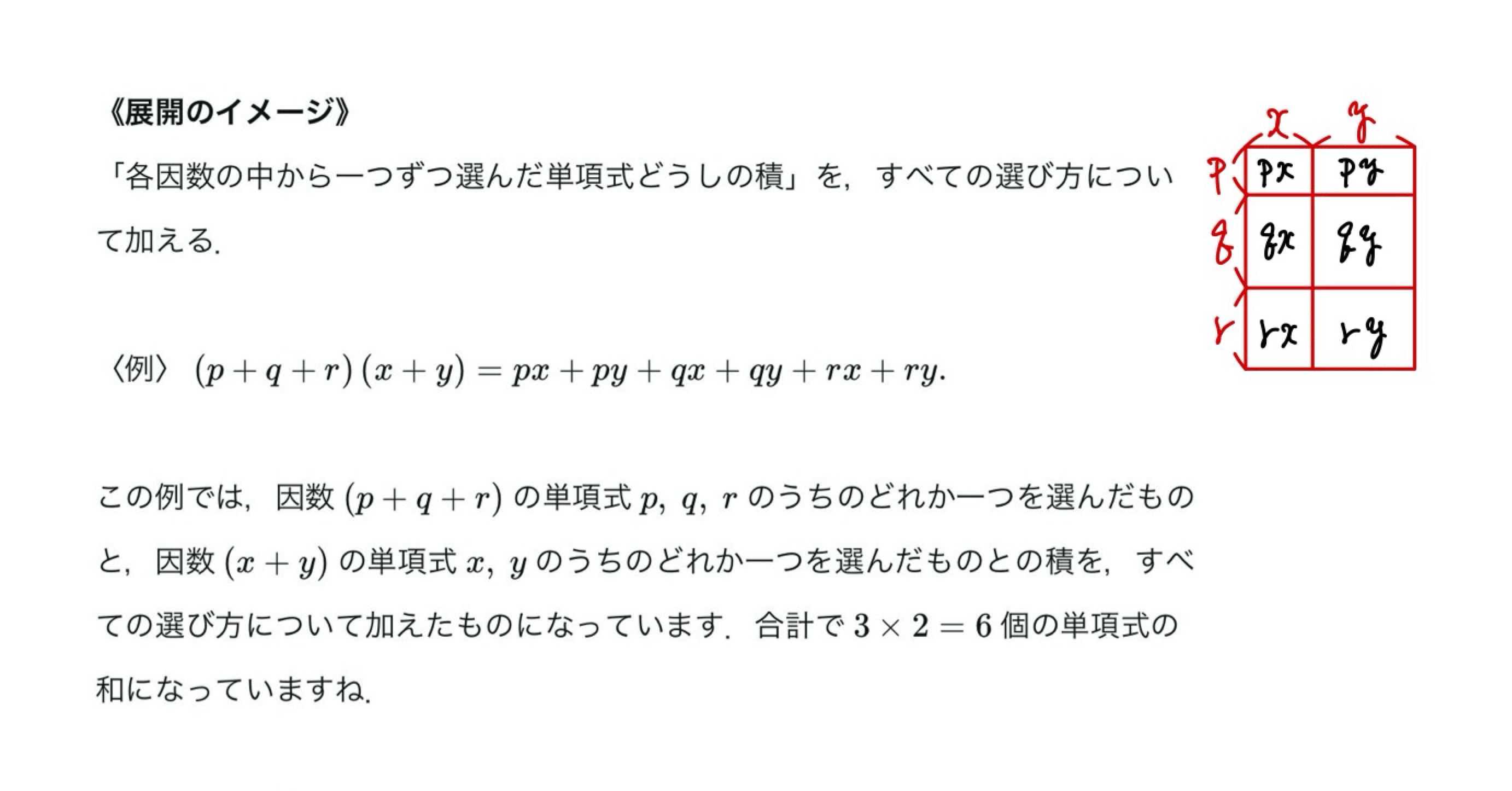 展開・因数分解について｜坂どん