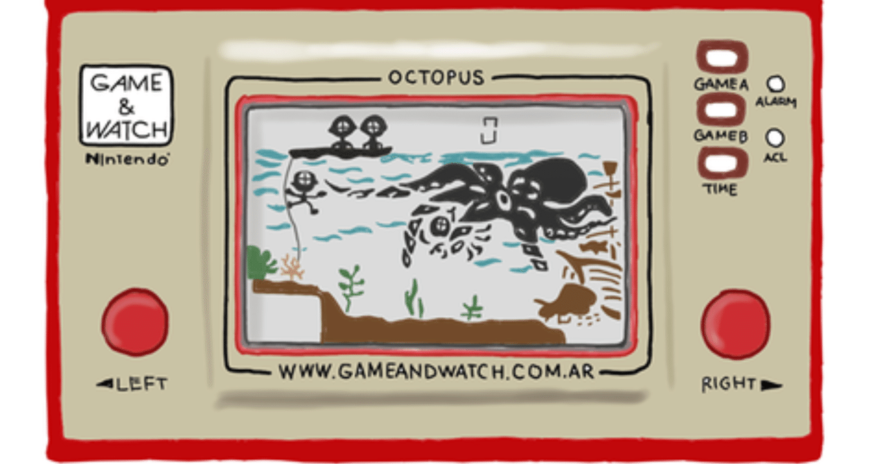 4コマ漫画】任天堂ゲーム&ウォッチの思い出｜トロッコ